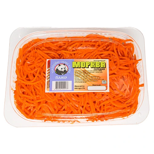 Морква по-корейськи середня Памір лоток 450г