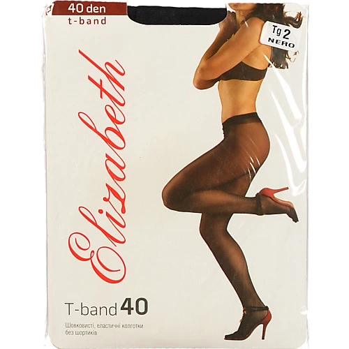 Колготи Elizabeth t - band черн 40