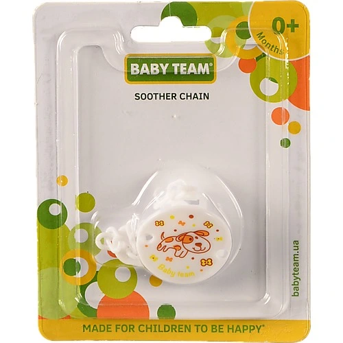 Ланцюжок для пустушки дитячий 0+ Baby Team