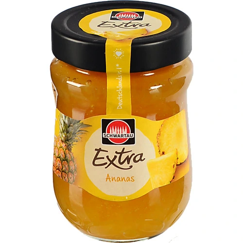Варення з ананасів екстра Schwartau с/б 340г