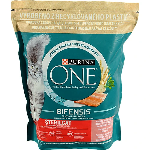 Корм для кастрованих котів та стерилізованих кішок Purina One 800г