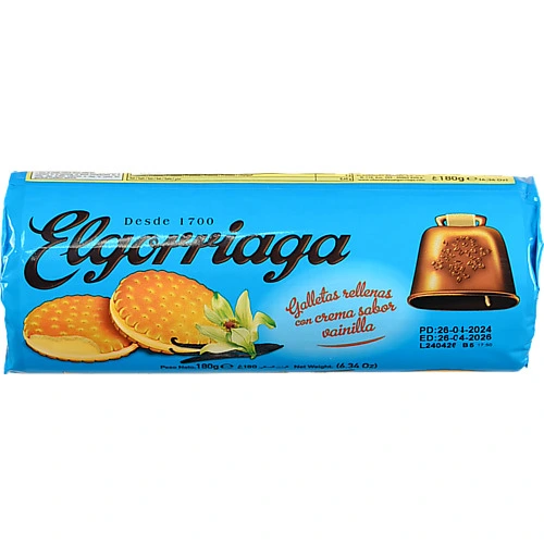Печиво Elgorriaga 180г ваніль