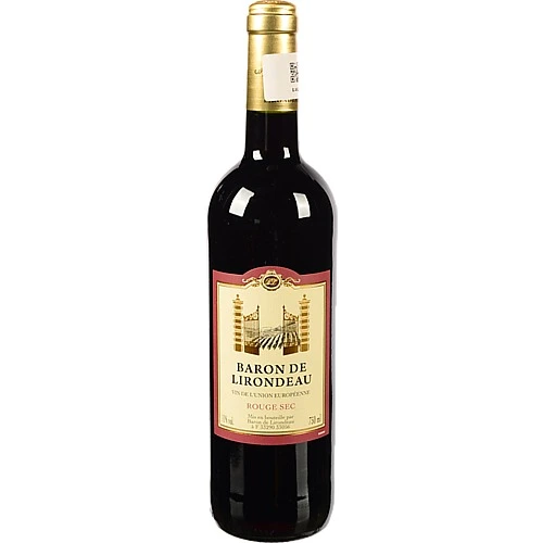Вино Барон де Лірондо 0,75 л червоне сухе