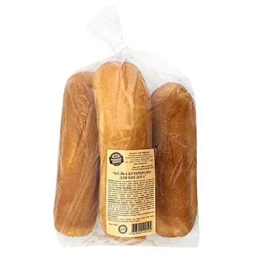 Булка [Нове ділоk Бутербродна для хот-дога, 4 штуки, 300 г