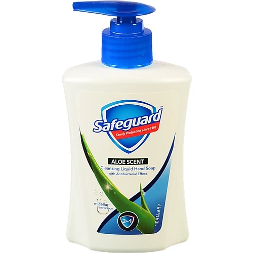 Мило рiдке Safeguard 225мл алое