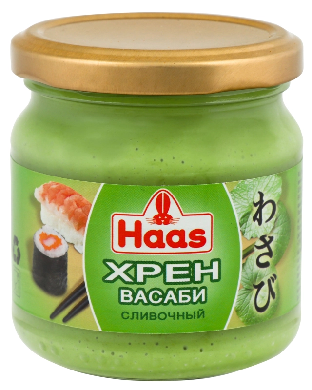 Хрін вершковий Васабі Haas с/б 190г