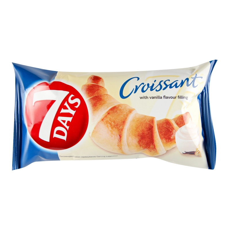 Круасан 7 Days Mini з кремом [Ванільk, 60 г