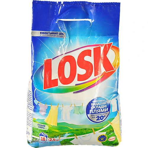 Порошок Losk 2.4кг гірське озеро автомат 16ц.пр