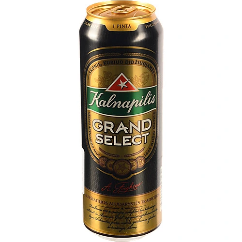 Пиво Kalnapilis Grand Select 0.568л бляшанка