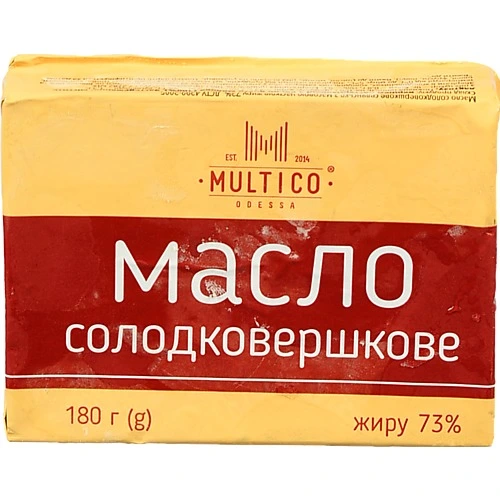 Масло Multico 180г 73% селянське солодковершкове