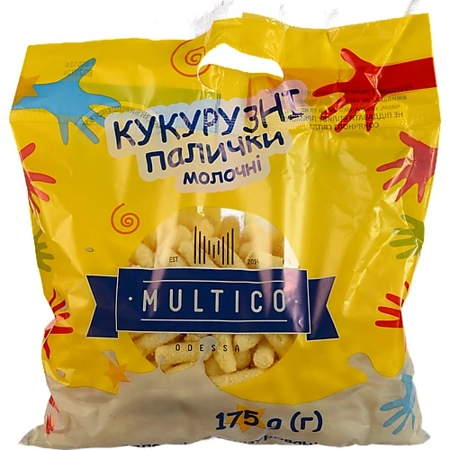 Кукурудзяні палички Multico Odessa 175г молочні