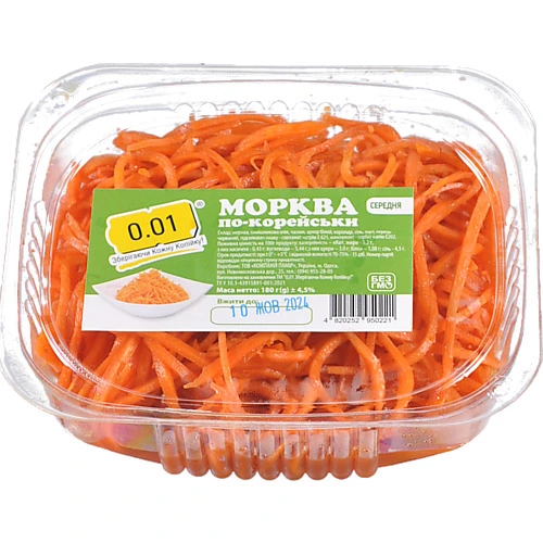 Морква по-корейськи середня 180г