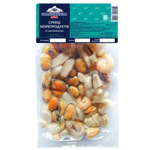 Коктейль морепродуктів Skandinavika 200г в.у