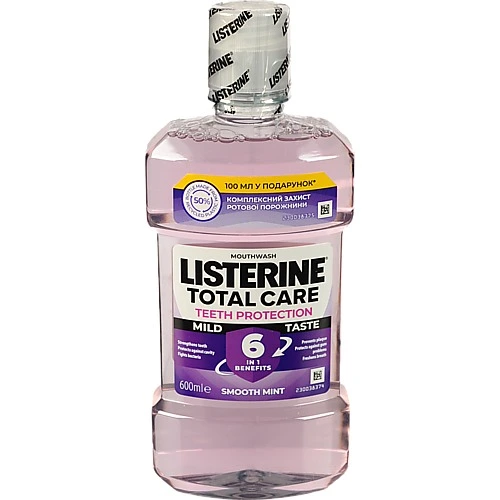 Ополіскувач Listerine 500мл total care