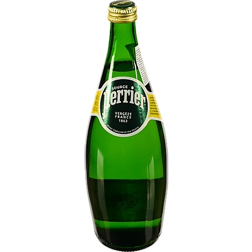 Вода Пер'є 0.75л мінеральна газована скло