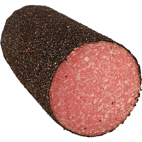 Ковбаса [Салямі Extra SOLA в чорному перціk сировялена