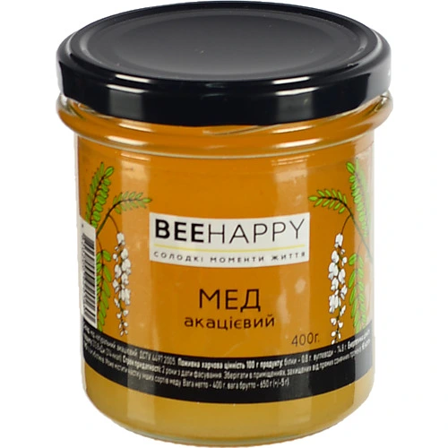 Мед BeeHap 400г акація