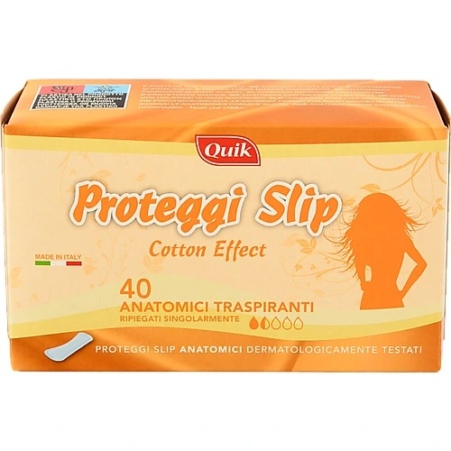 Прокладки Quik 40шт щоденні proteggi slip анатомічні саше