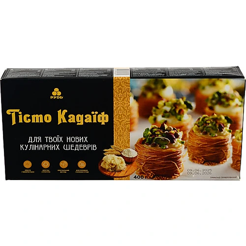 Тiсто Рудь 400г кадаїф заморожене