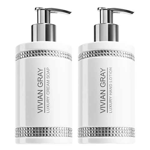 Набір Крем мило Vivian Gray рідке  лосьйон для рук 2 250мл  White Crystal