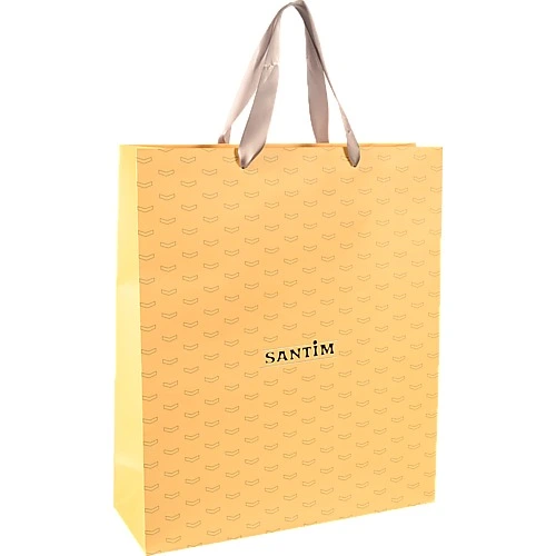 Пакет  Santim подарунковый 410х350х120 мм бежевий