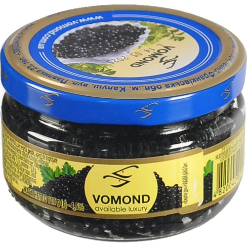 Ікра білкова зерниста чорна Вомонд 115г