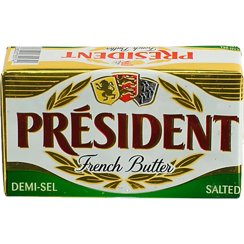 Масло President 200г 82% солоне