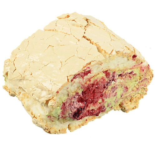 Рулет меренговий фісташка малина