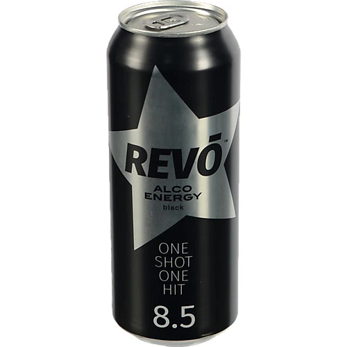 Напій слабоалкогольний Revo Alco Energy Black 500 мл 8.5%