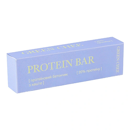 Батончик Green Chef протеїновий з кеш'ю, 45 г