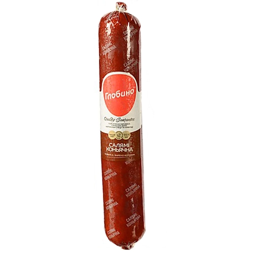 Ковбаса Салямі Коньячна Глобино варено-копчена 460г
