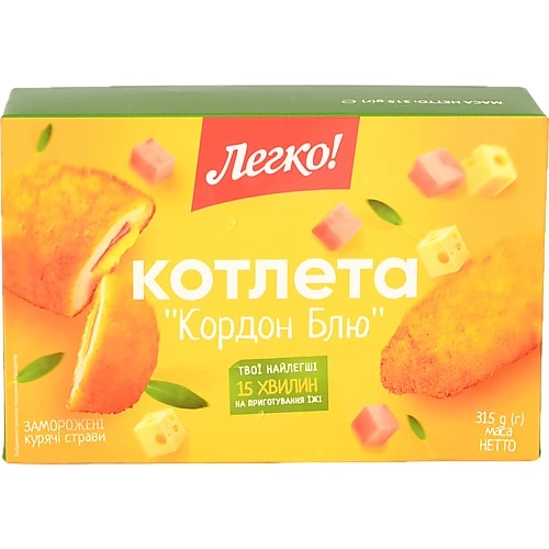 Котлета заморожена Кордон блю Легко! к/у 315г