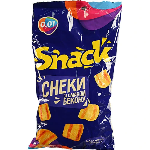 Снеки 0.01 100г бекон