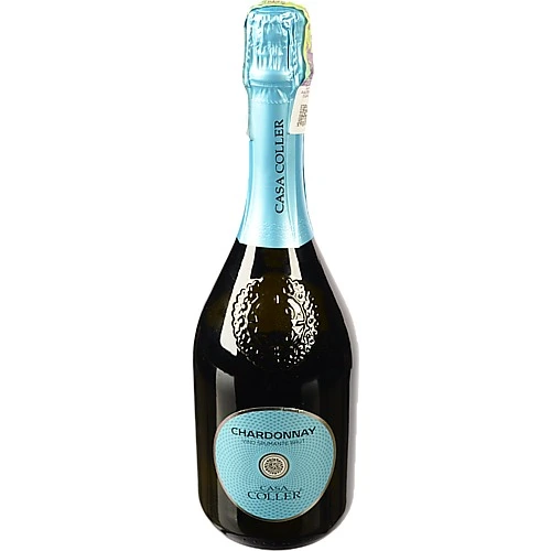 Вино ігристе Casa Coller 0.75л 11% шардоне  спуманте брют біле