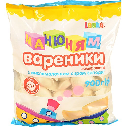 Вареники з сиром Ма-ню-ням Laska 900г