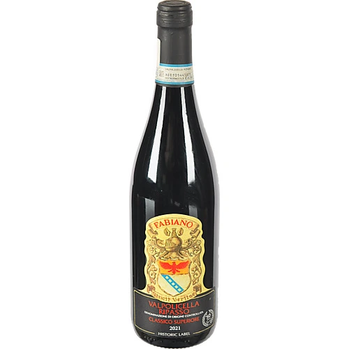 Вино Fabiano 0.75л. Storica Valpolicella Classico Superiore Ripasso DOC червоне сухе