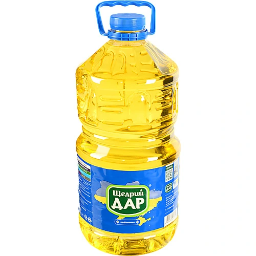 Олія соняшникова рафінована Щедрий дар п/пл 5л