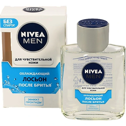 Лосьйон п.гоління Нівея 100мл охол. д.чутлівої шкіри