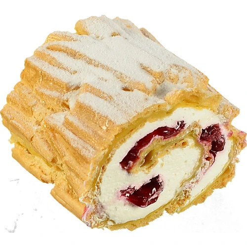 Рулет заварний з вишнею