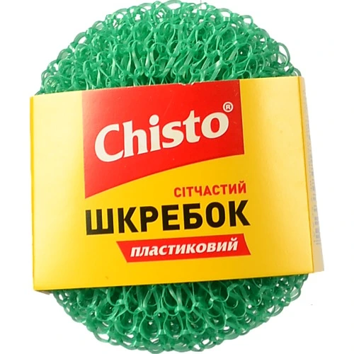 Шкребок пластиковий сітчастий Chisto 1шт