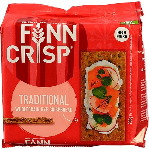 Хлібці Finn Crisp Traditional житні цільнозернові, 200 г