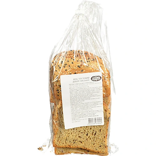 Хліб Хлібний Будиночок Тостовий Добре насіння, 250 г