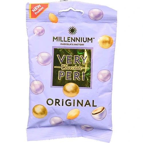 Драже арахіс у молочному шоколаді та кольоровій глазурі Original Very Peri Millennium м/у 100г