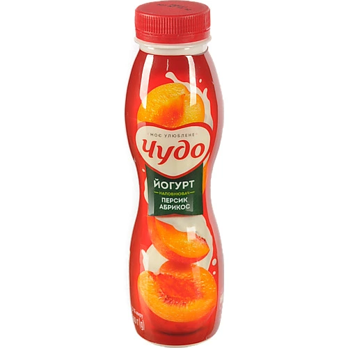 Йогурт питний Чудо 2.5% Персик-абрикос 260г