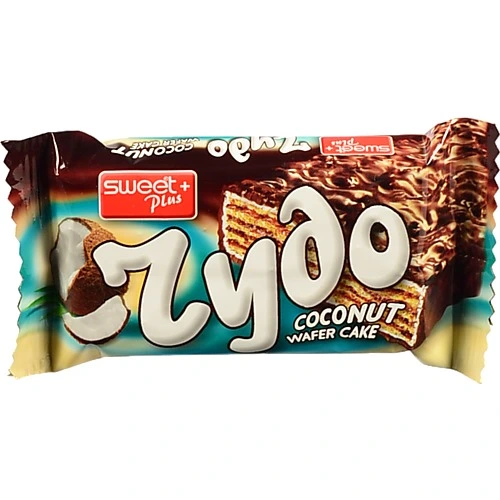 Вафлі Sweet Plus 47г rydo кокос