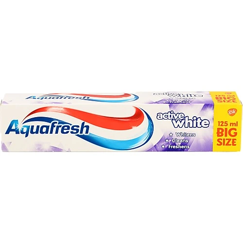 Паста зубна Active white Aquafresh 125мл