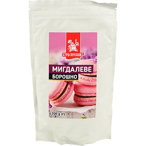Борошно мигдалеве Сто пудів д/п 200г