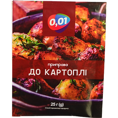 Приправа 0.01 25г до картоплі