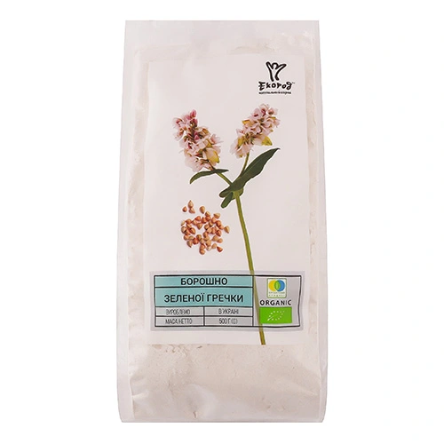 Борошно Екород 500г зеленої гречки органічне