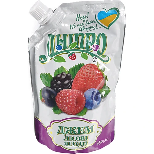 Джем Dnipro 250г лісова ягода